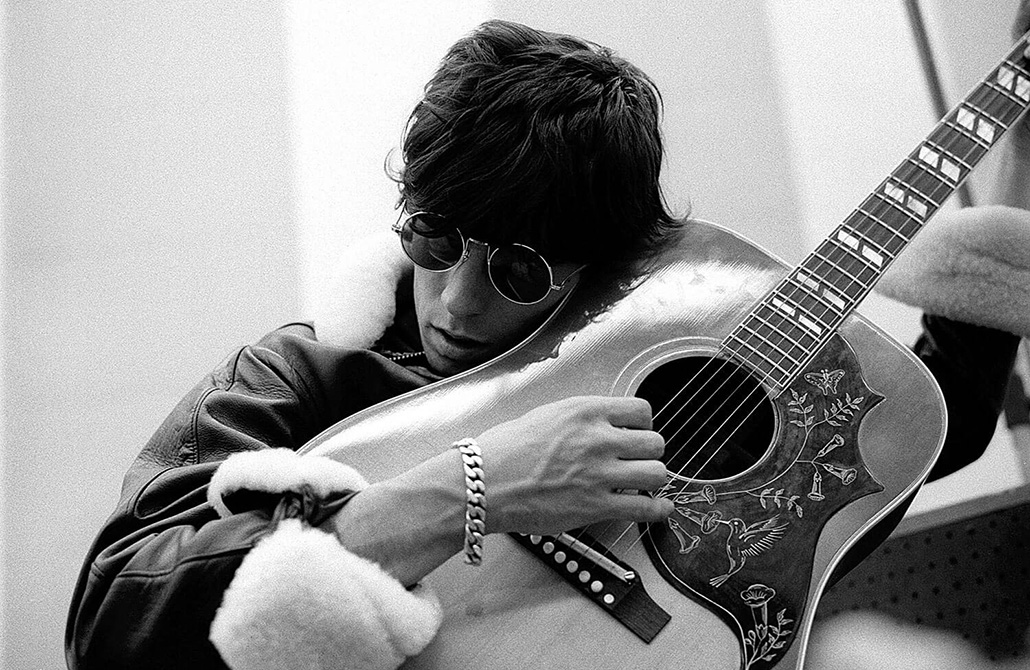 Rolling Stones legend Keith Richards photographed by Gered Mankowitz