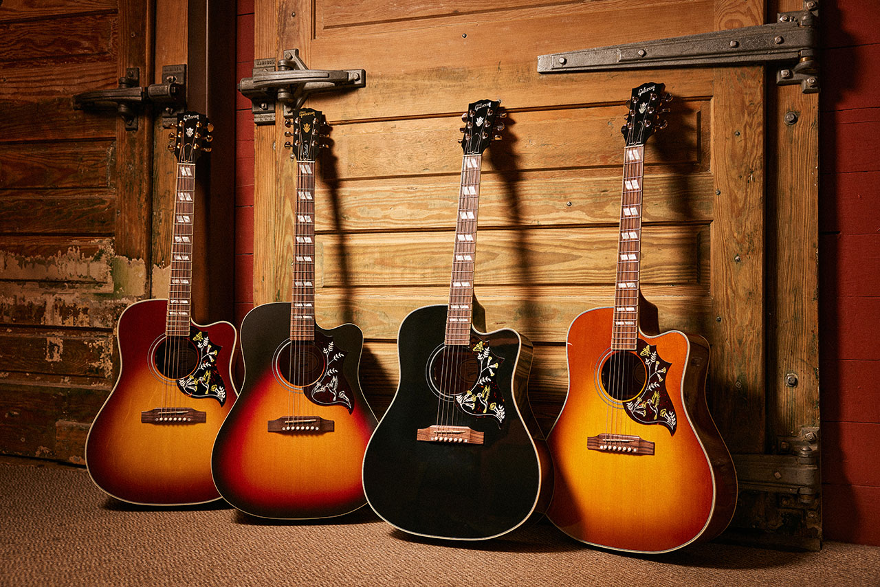 Hummingbird Studio EC / Hummingbird Standard EC / Hummingbird Standard Rosewood EC Tri-Burst Satin / Heritage Cherry Sunburst & Ebony (Exclusive) / Rosewood Burst