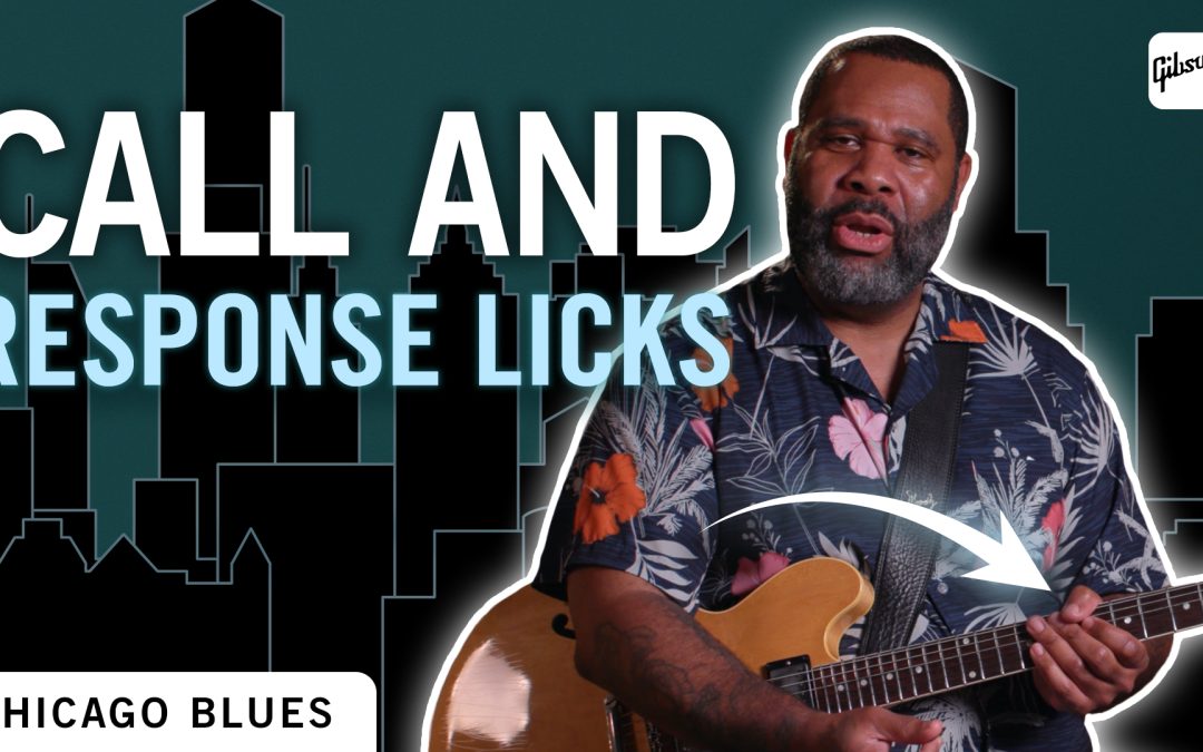 Video: Learn how to use call and response blues guitar licks with Kirk Fletcher